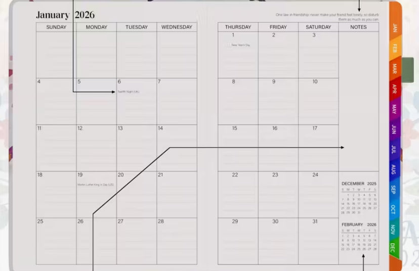 Tree of Life 2026 Planner