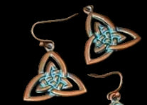 Bohemian style copper Earrings