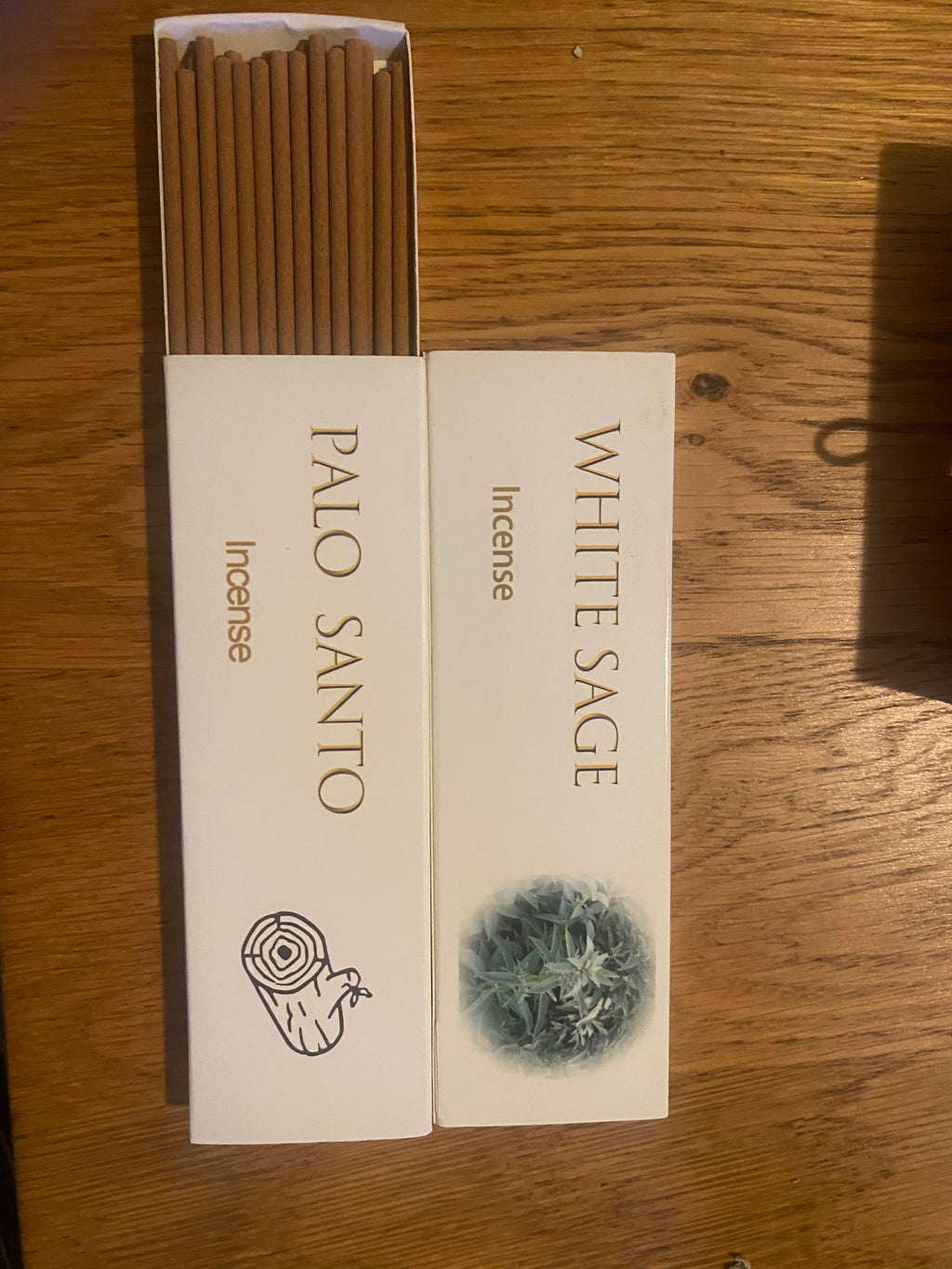 Palo santo and white sage box.