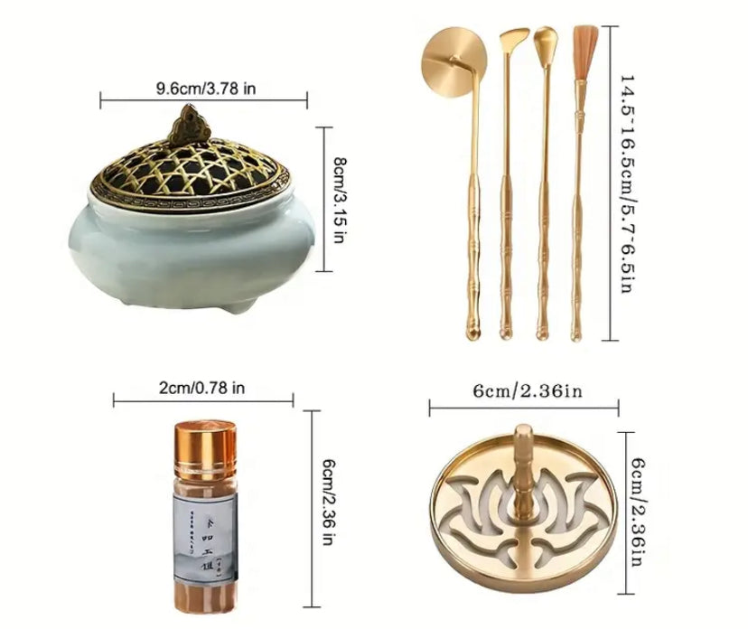 Incense maker/burner set