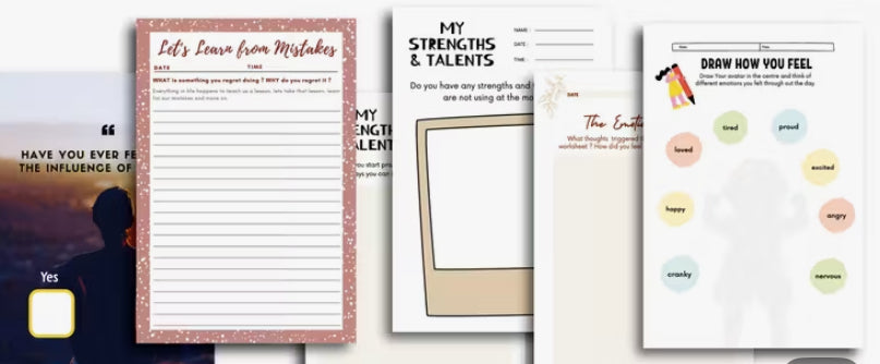 Gratitude and self growth journal