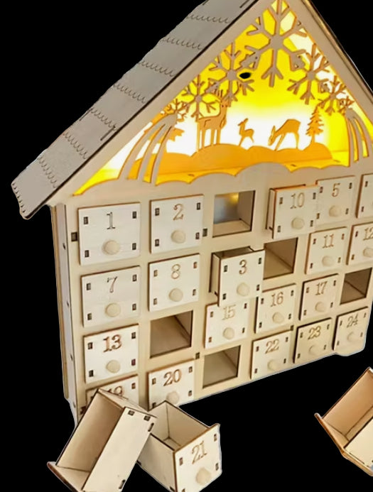 Wooden Advent calendar