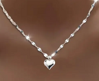 Silver heart pendant