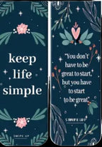 2 Piece Magnetic book mark