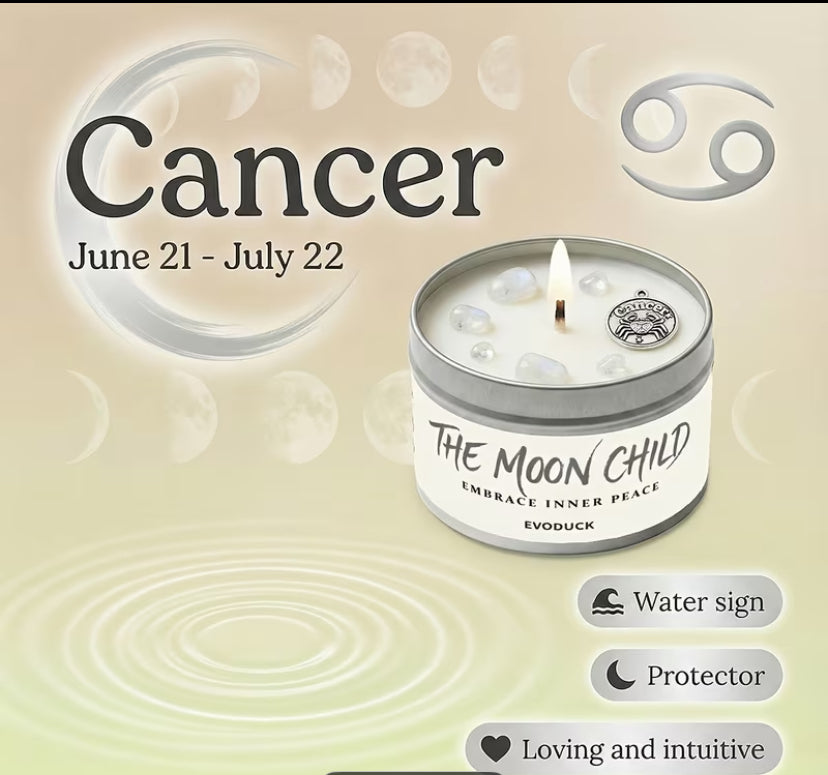 Zodiac gemstone scented Candles