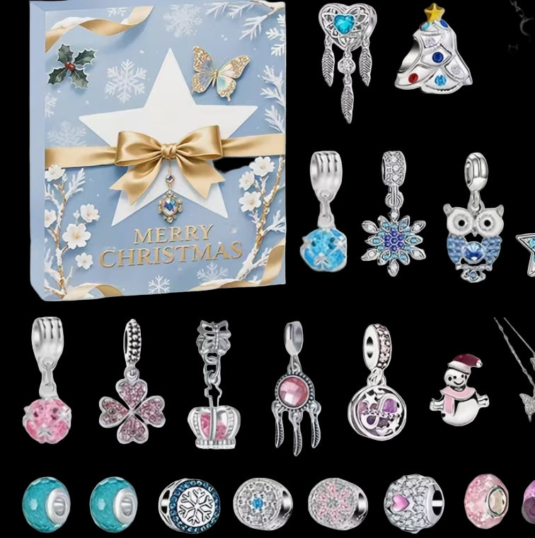Charm bracelet & necklace Advent calendar