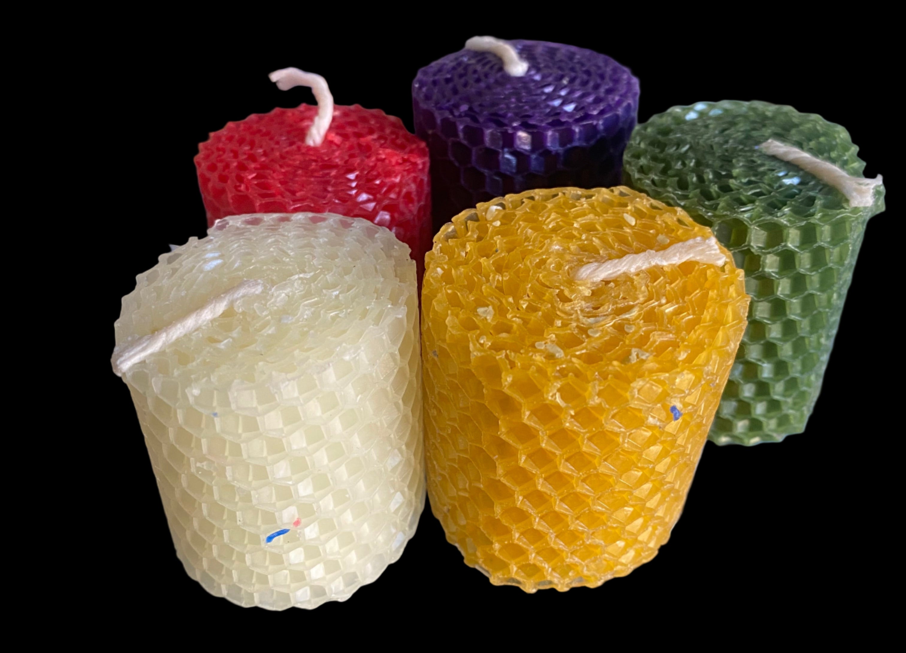 Beeswax candle gift basket