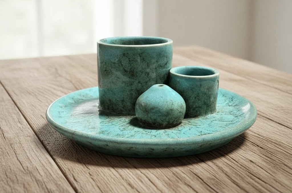 Incense Triple ceramic burner.