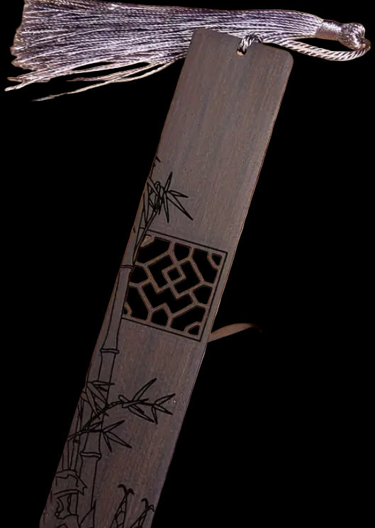 4 piece wooden bookmark