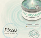Zodiac gemstone scented Candles