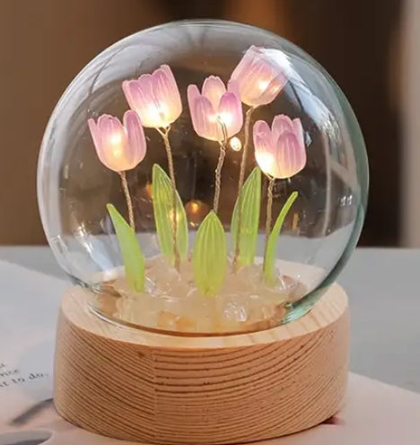 Glass Tulip nightlight