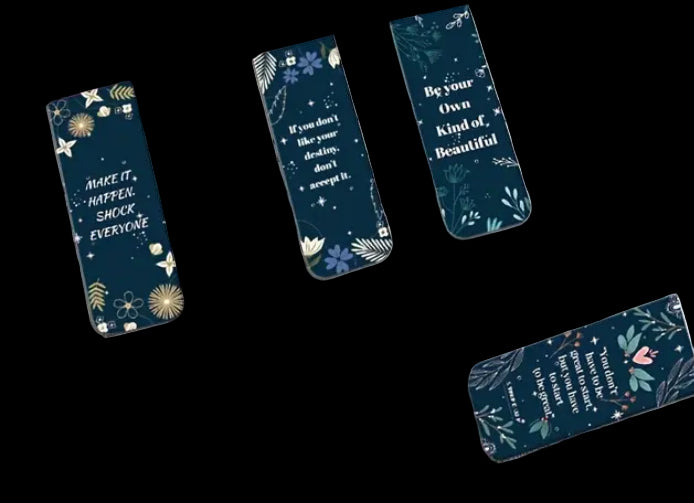 2 Piece Magnetic book mark