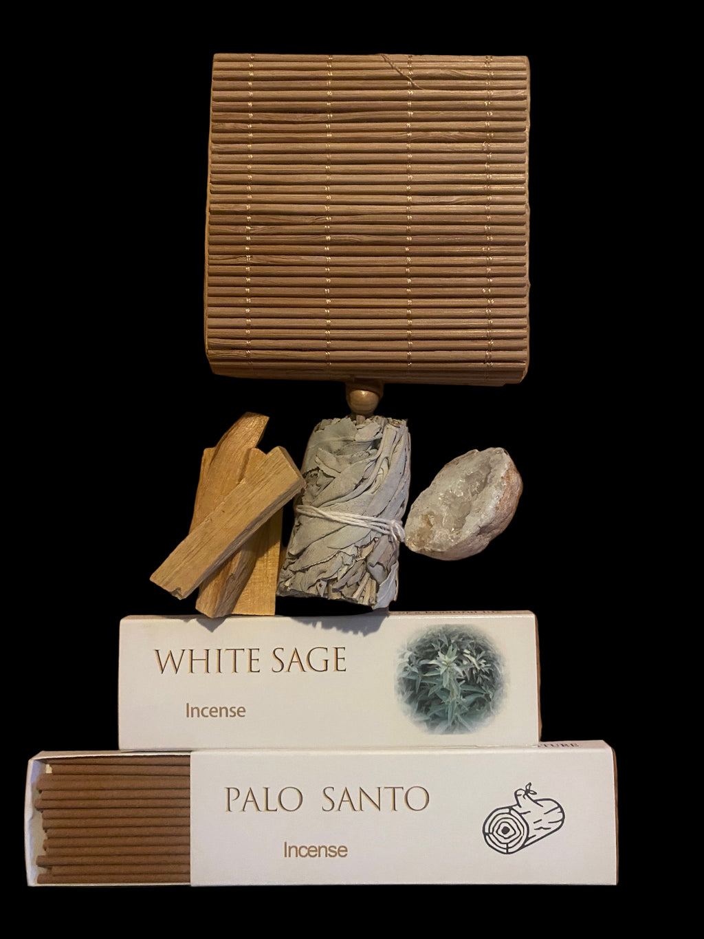 White sage and palo santo giftbox