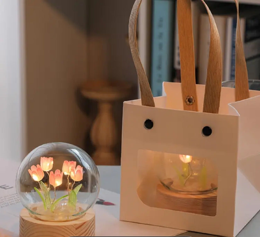 Glass Tulip nightlight