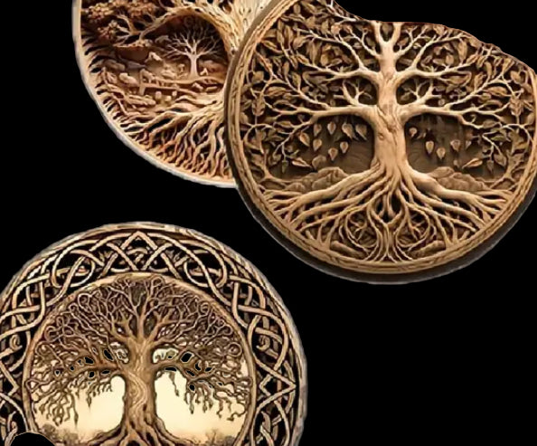 Tree of life coasters six piece