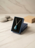 Teardrop crystal stone pendant