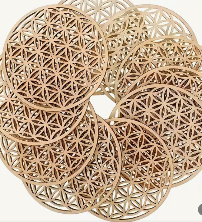 Mandela wood coasters