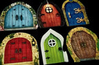 Wooden fairy doors