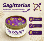 Zodiac gemstone scented Candles