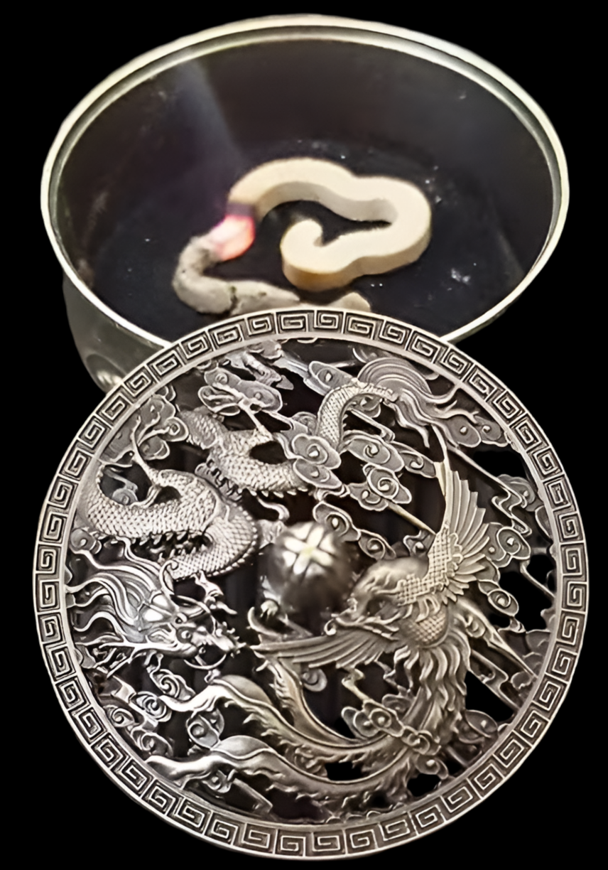 Mini wealth bell incense burner