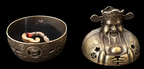 God of wealth incense burner