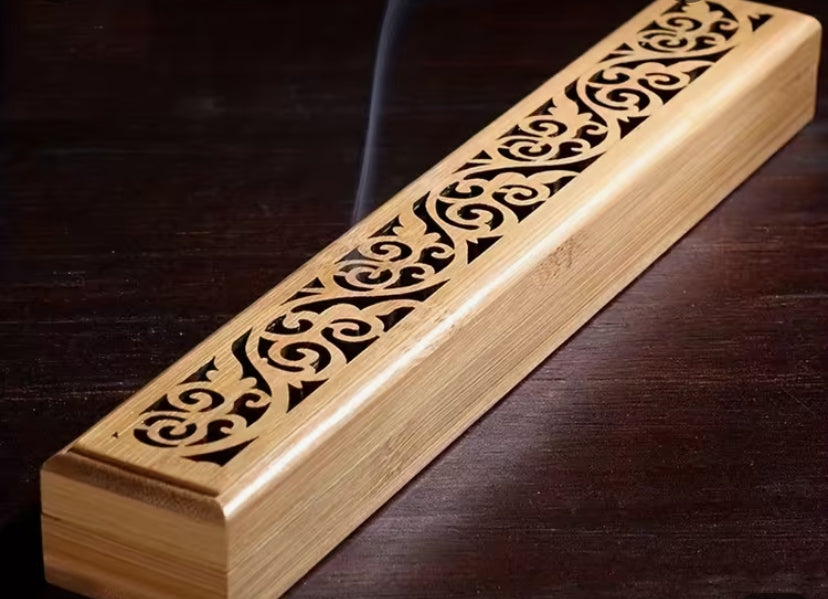 Incense magnetic lid burner