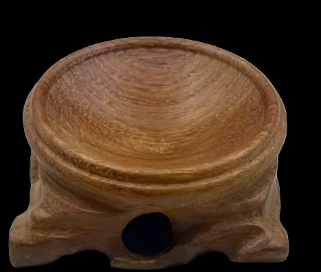 Wooden ball/ stone stand