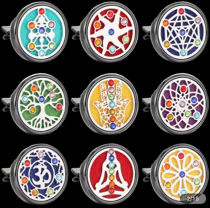 Chakra Car vent fragrance clip
