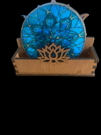 Coasters 4 piece blue