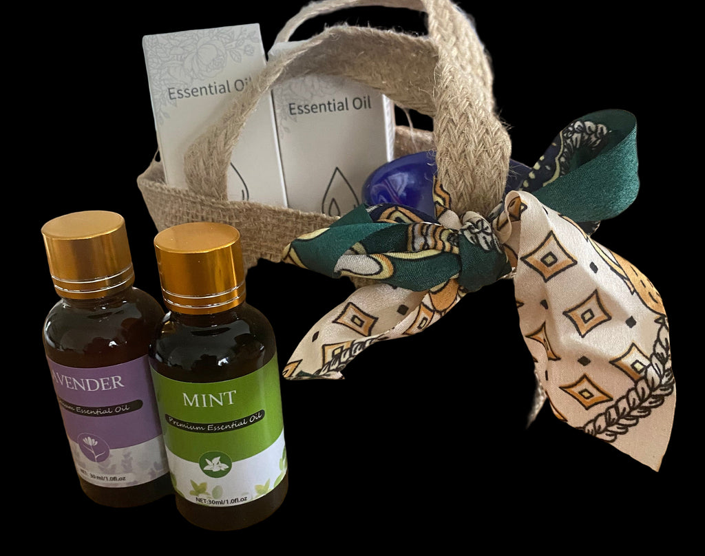 Oil burner gift set.