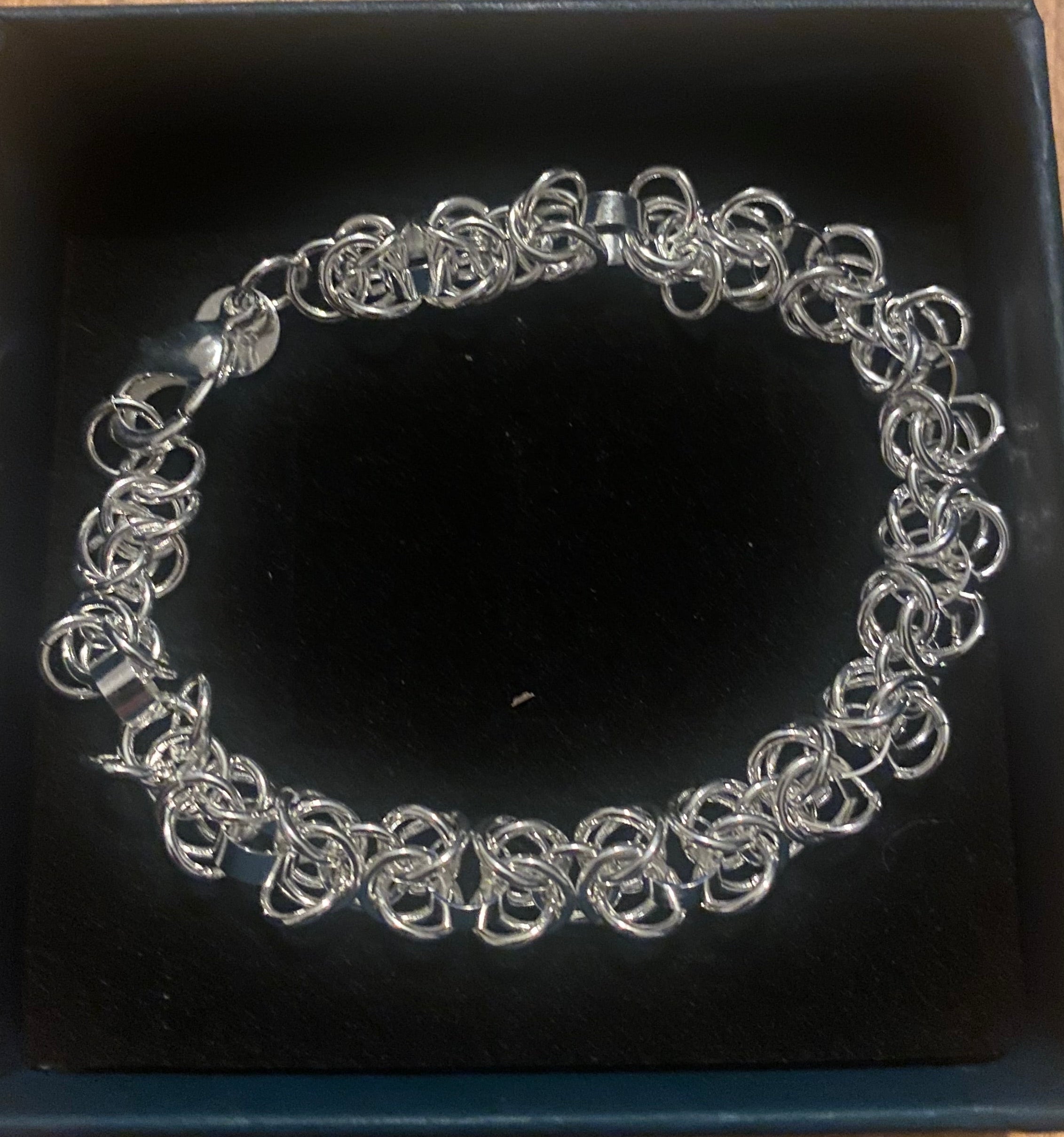 Sterling silver knot bracelet
