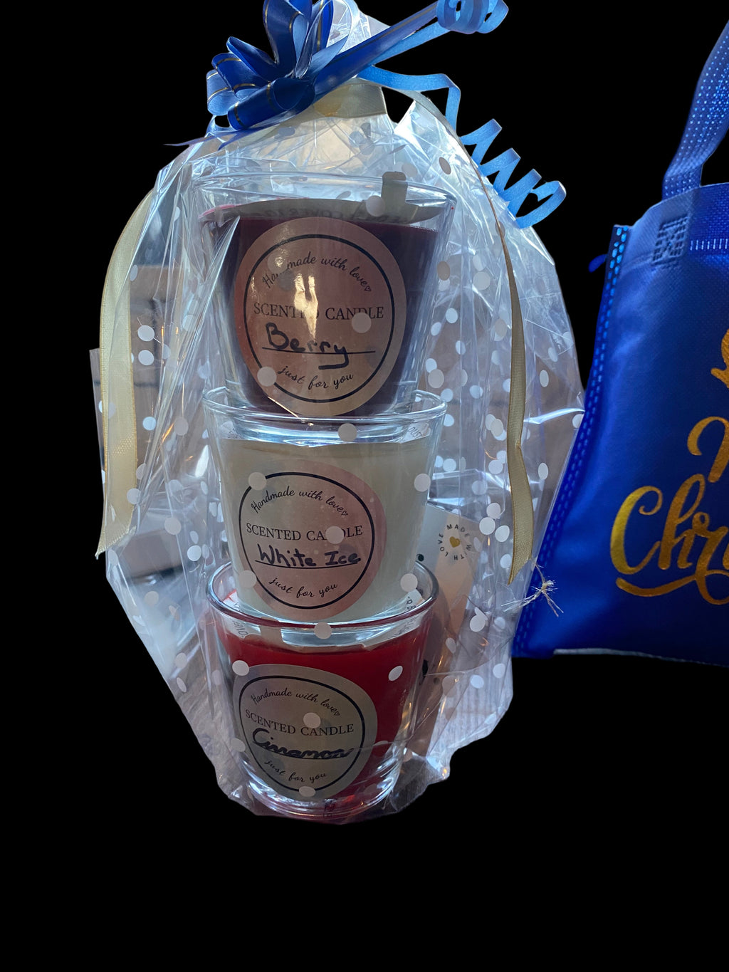 Three piece candle Giftset