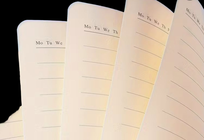 Leather journal notebook set