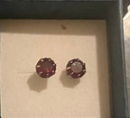 Rhinestone stud earrings