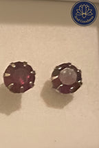 Rhinestone stud earrings