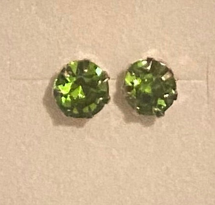 Rhinestone stud earrings