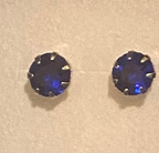 Rhinestone stud earrings