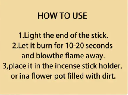 Sacred wood charcoal free incense sticks