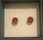 Rhinestone stud earrings