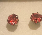 Rhinestone stud earrings