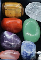 Seven piece Chakra stone set