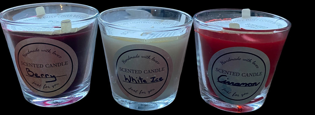 Three piece candle Giftset