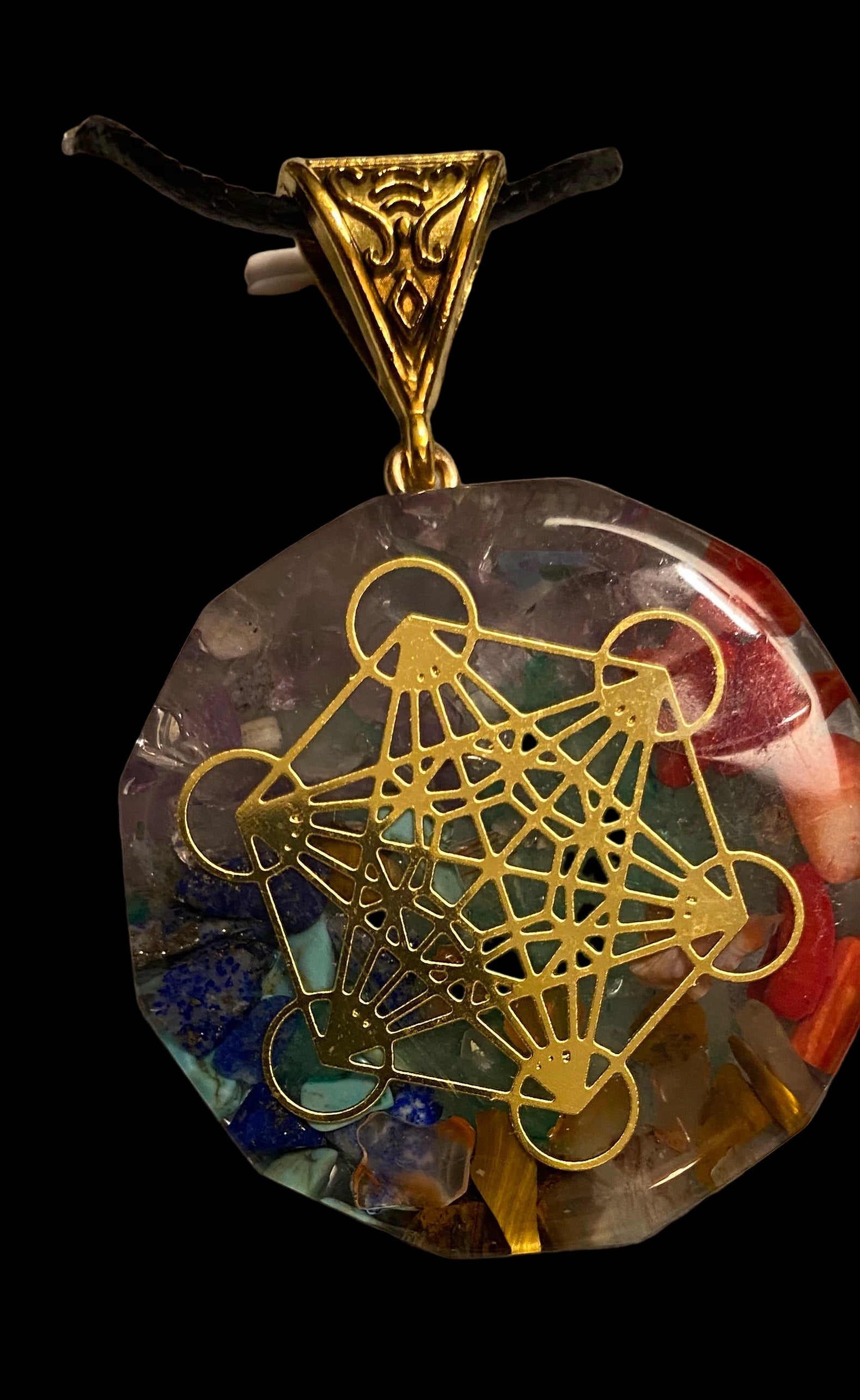 Seven Chakra spirit stone necklace