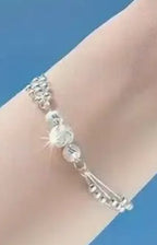 Sterling silver sphere bracelet
