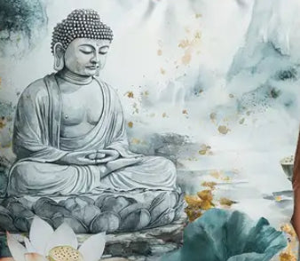Buddha cushion covers