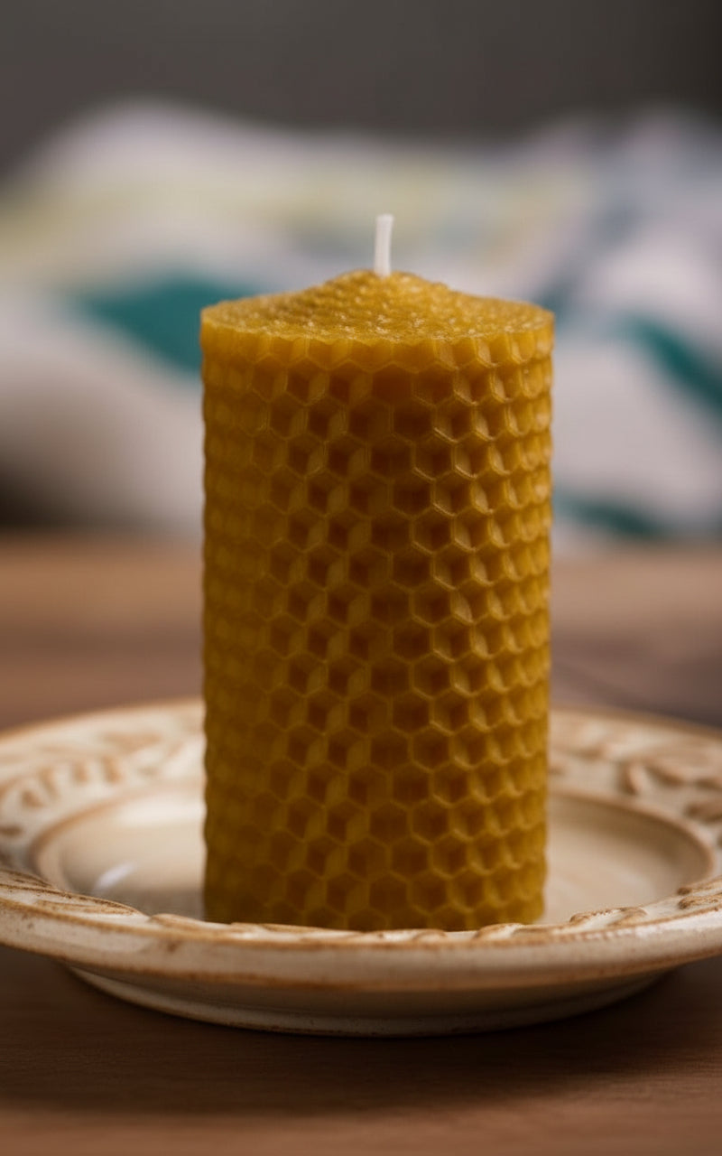 Beeswax candle gift box