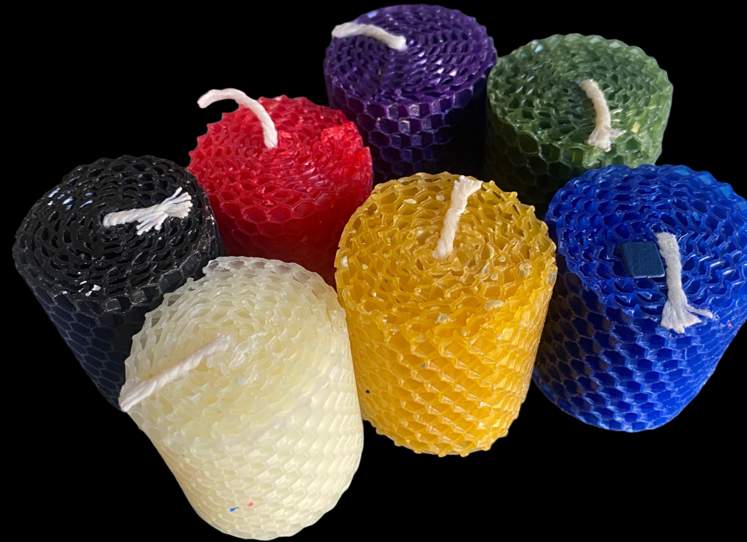 Beeswax candle gift basket