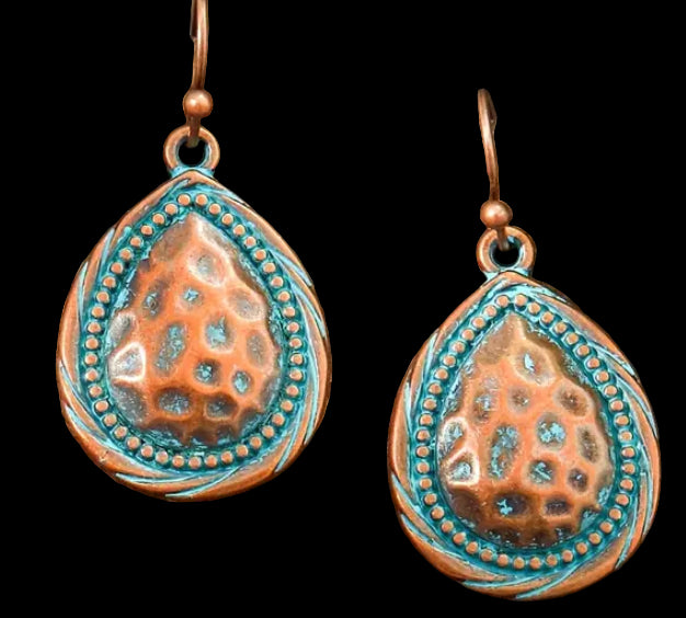 Bohemian style copper Earrings