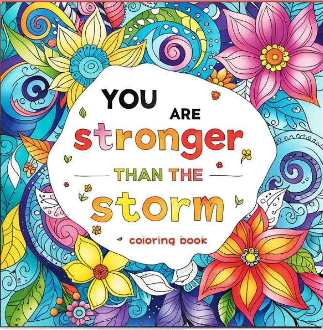 You are stronger colouring book