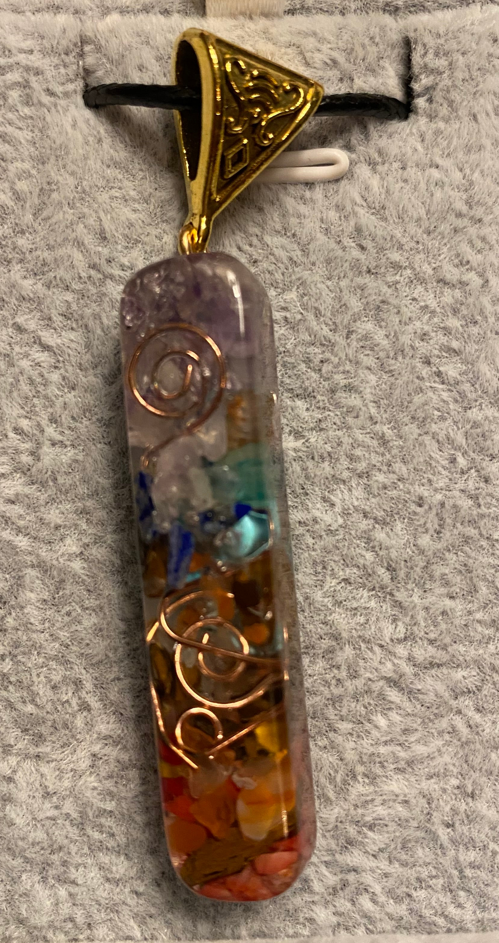 Seven Chakra spirit stone necklace